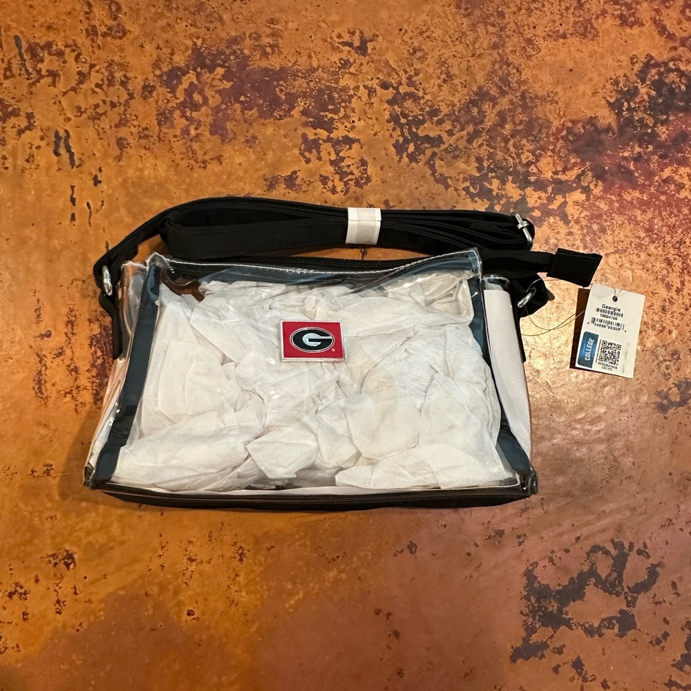 NWT Georgia Bulldogs Clear Purse